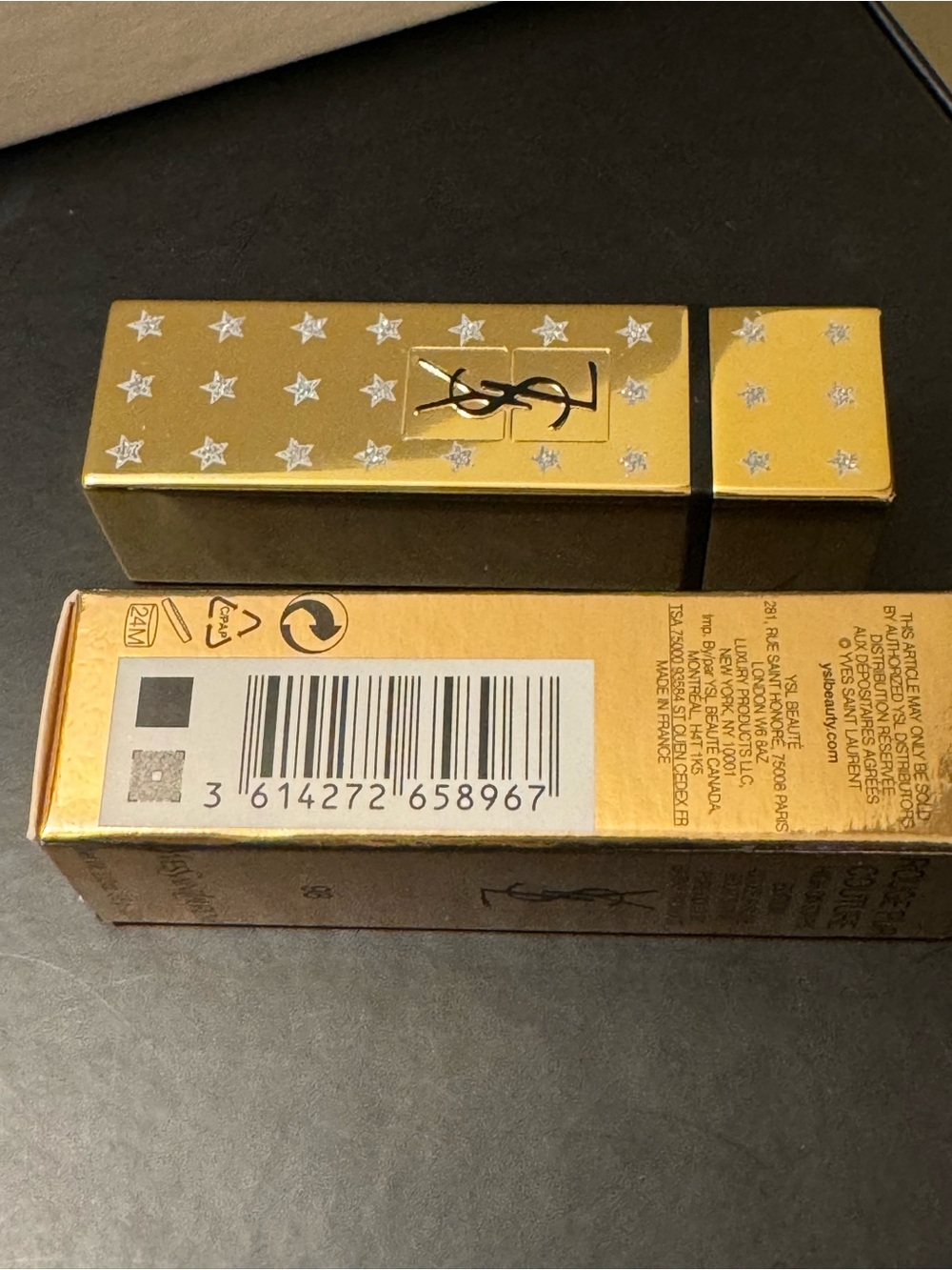 BNIB YSL Rouge Pur Couture 2019 High On Stars 98 Rosewood Star - Collector - Picture 11 of 15